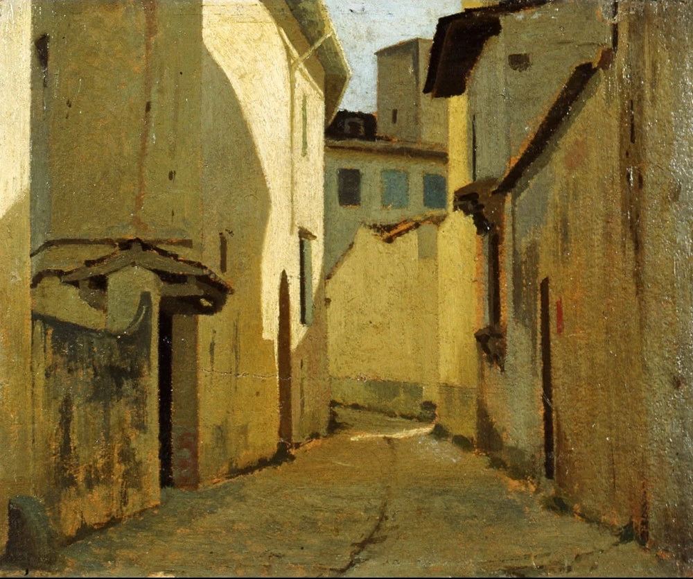 Veduta di una strada di campagna - Galleria d’Arte Moderna, Palazzo Pitti